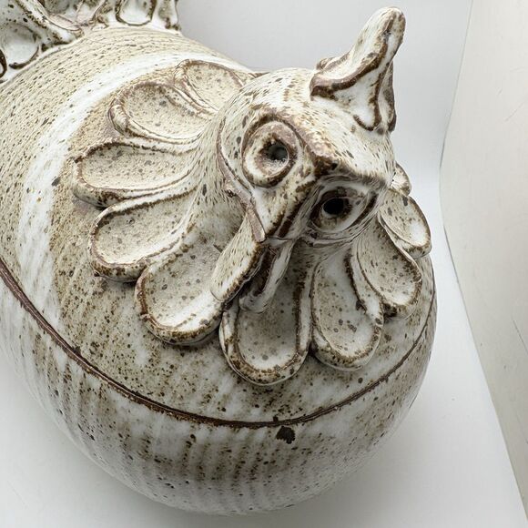 Vintage Paul Anthony Studio Pottery Chicken Cooker Sculptural Casserole Dish - Picture 2 of 10